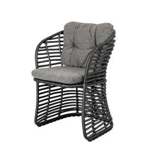 Cane-line - Basket Outdoor Sessel, schwarz / grau