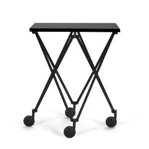 ClassiCon - Sax Rolltisch, schwarz / HPL schwarz
