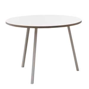 HAY - Loop Stand Round Table, Ø 105 cm, weiß / weiß