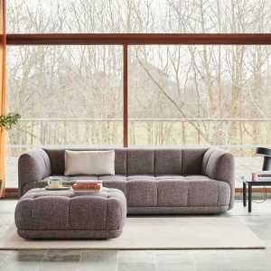 HAY - Quilton 3-Sitzer Sofa, Swarm multi-colour