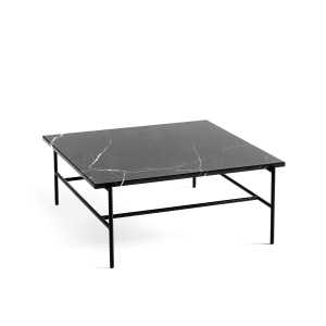 HAY - Rebar Coffee Table, 80 x 84 cm, Marmor / schwarz