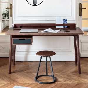 Hartô - Honoré Schreibtisch, Eiche natur / weiß