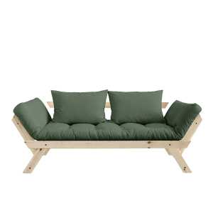 KARUP Design - Bebop Sofa, Kiefer natur / olivgrün