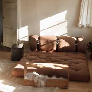 KARUP Design - Buckle Up Sofa, 140 x 200 cm, dunkelgrau (734)