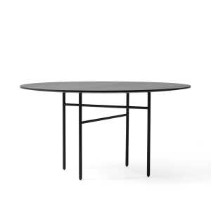 MENU - Snaregade Tisch, Ø 138 cm, Eichenfurnier schwarz gebeizt