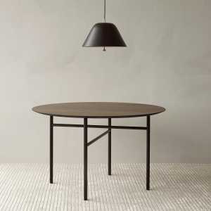 MENU - Snaregade Tisch, Ø 138 cm, Eichenfurnier schwarz gebeizt
