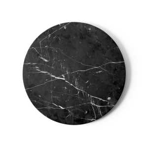 MENU - Tischplatte für Androgyne Beistelltisch Ø 42 cm, Marmor schwarz