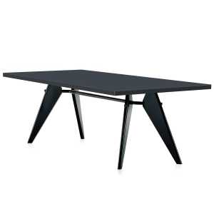 Vitra - EM Table Esstisch, 90 x 240 cm, asphalt / tiefschwarz