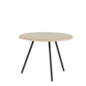 Woud - Soround Side Table H 44 cm / Ø 60 cm, Laminat beige (Fenix)