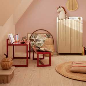 ferm LIVING - Little Architect Kinder-Schreibtisch, rosa