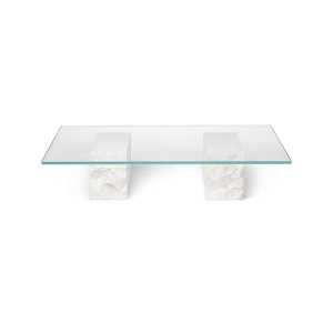 ferm LIVING - Mineral Couchtisch, Bianco Curia