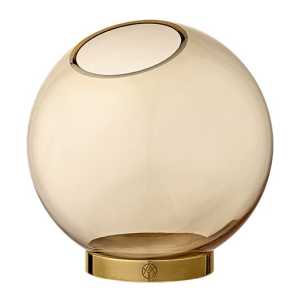 AYTM Globe Vase mittel Bernstein-gold