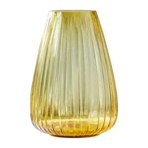 Bitz Kusintha Vase 22cm Amber