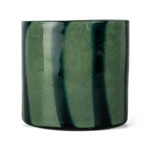 Byon Calore Windlicht-Vase M Ø15cm Green-dark green