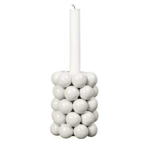 Byon Globe Kerzenhalter 13,5cm Weiß