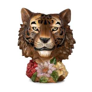 Byon Tiger Vase 28,5cm Multi
