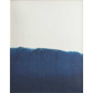 Fine Little Day Dyeforindigo ocean 1 Poster 40 x 50cm blau-weiß