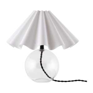 Globen Lighting Judith Tischleuchte Ø30cm Klar-weiß
