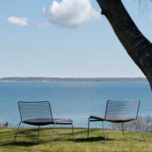 HAY - Hee Lounge Chair Kissen, 46 x 63 cm, sky grey