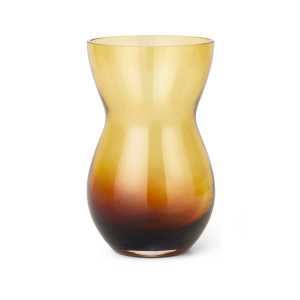 Holmegaard Calabas Vase 21cm Duo burgundy-amber