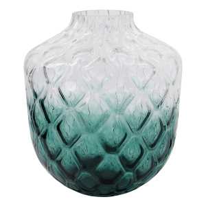 House Doctor Art Deco Vase 31cm grün