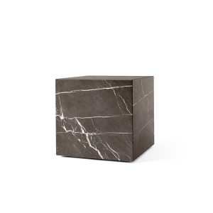 MENU - Plinth Cubic Beistelltisch, grau / braun