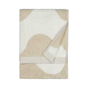 Marimekko - Lokki Handtuch 50 x 70 cm, beige / weiß