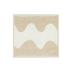 Marimekko - Lokki Mini-Handtuch 30 x 30 cm, beige / weiß
