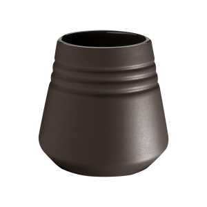NJRD Lines Vase 8cm braun