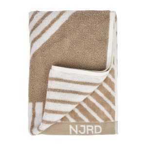 NJRD Stripes Handtuch 50x70 cm Beige