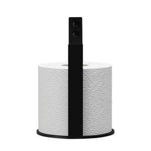 Nichba Design - Toilettenpapier-Halter Extra, schwarz