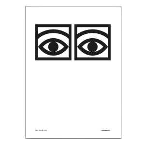 Olle Eksell Ögon Augenpaar Poster 50 x 70cm