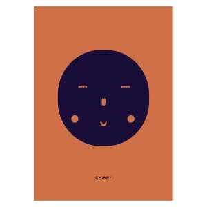 Paper Collective Chirpy Feeling Poster 50 x 70cm