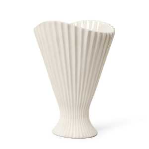 ferm LIVING - Fountain Vase, off-white