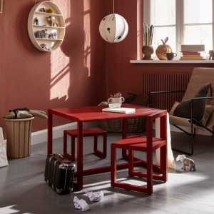 ferm LIVING - Little Architect Kinderstuhl, poppy red