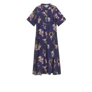 Arket Kleid mit Slowflower-Print Blau/Mehrfarbig, Alltagskleider in Größe 36. Farbe: Blue/multi colour
