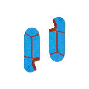 Blaue Dressed Minimal Compact No-Show Socken | Happy Socks