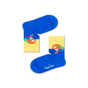 Blaue Surfendes Häschen Kindersocken | Happy Socks
