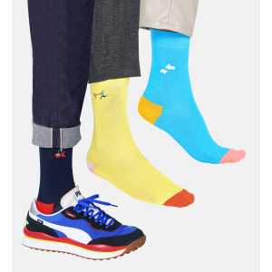 Embroidery Socks 3-Pack
