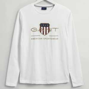 GANT Archive Shield Logo-Print Cotton T-Shirt - S
