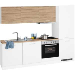 HELD MÖBEL Küchenzeile Visby, ohne E-Geräte, Breite 240 cm