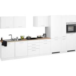 HELD MÖBEL Küchenzeile Visby, ohne E-Geräte, Breite 390 cm