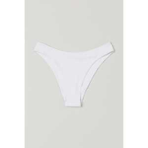 H&M Bikinihose Weiß, Bikini-Unterteil in Größe 50. Farbe: White