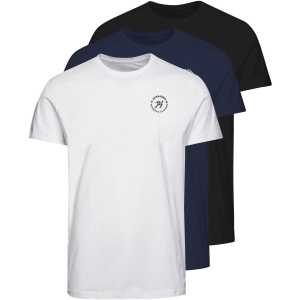 Jack & Jones T-Shirt AXON TEE 3PK, (Packung, 3 tlg., 3er-Pack)