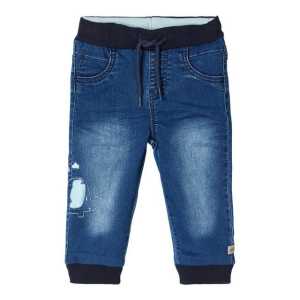 Name It 5-Pocket-Jeans "Name It Baby Jungen Jeans mit "Elefant" Patch"