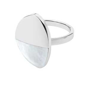 Skagen Women Damen Ring Agnethe Silber/Weiß - One size
