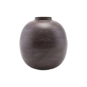 Vase Etnik rund, Ø13 x H14 cm, rot/ violett