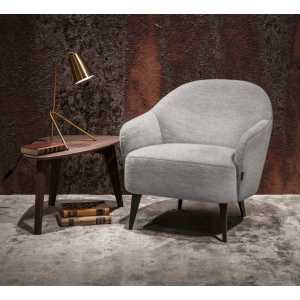 furninova Sessel Paloma, mit Chromfuß, im skandinavischen Design