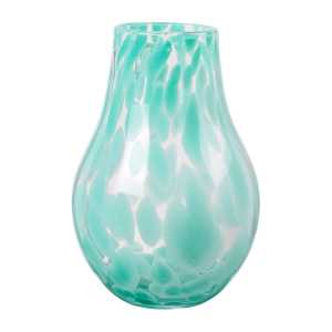 Broste Copenhagen Ada Spot Vase 22,5cm Light turquoise