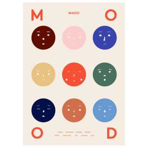 Paper Collective 9 Moods Poster 70 x 100cm